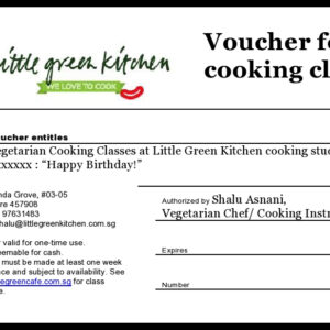Little Green Kitchen Voucher